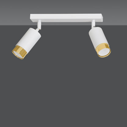 Emibig Hiro 2 White/Gold Chandelier