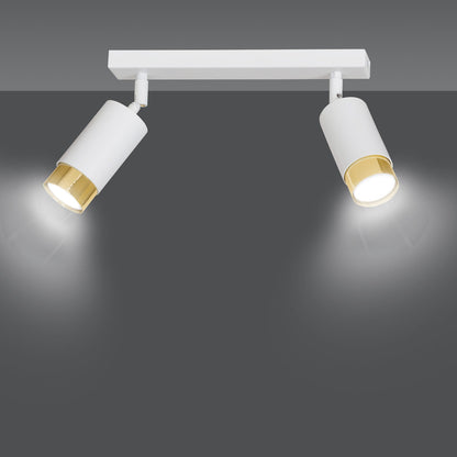 Emibig Hiro 2 White/Gold Chandelier