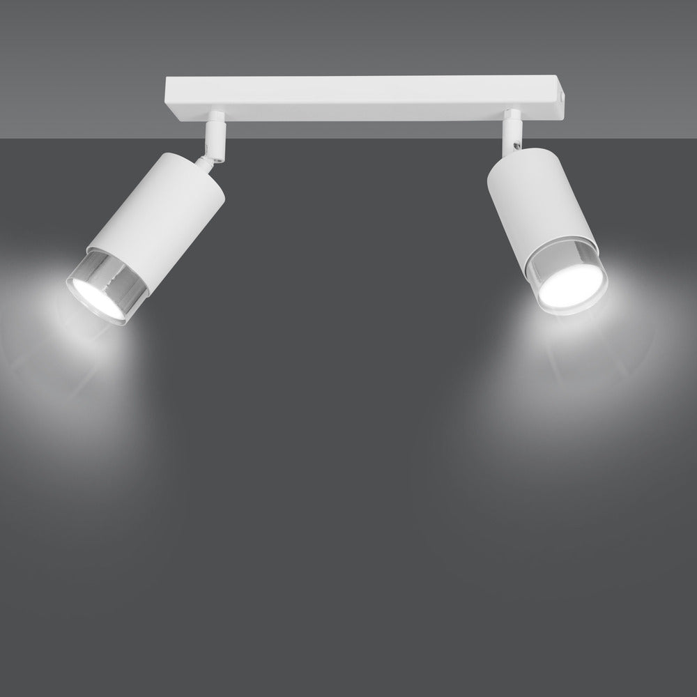 Emibig Hiro 2 White/Chrome Chandelier