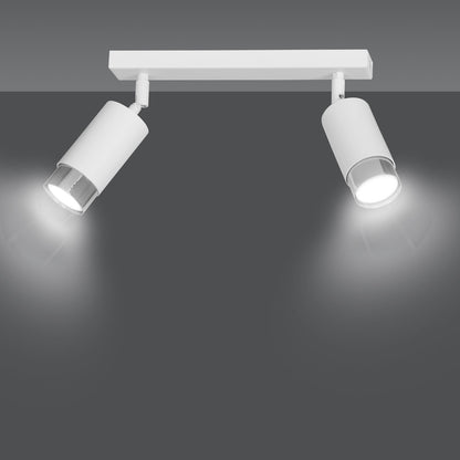 Emibig Hiro 2 White/Chrome Chandelier