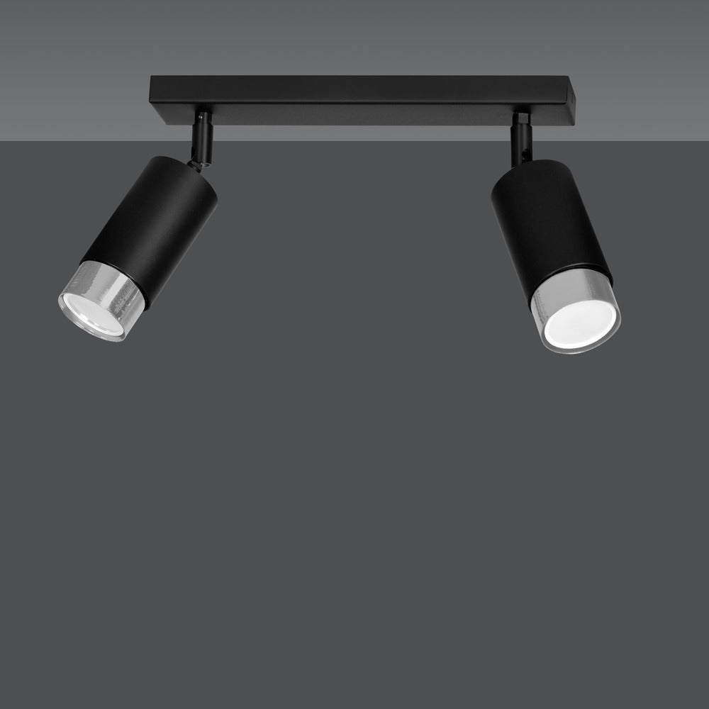 Emibig Hiro 2 Black/Chrome Chandelier