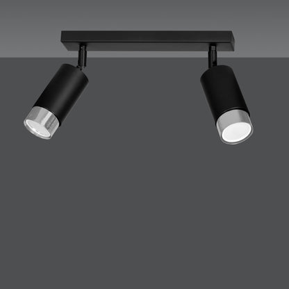 Emibig Hiro 2 Black/Chrome Chandelier