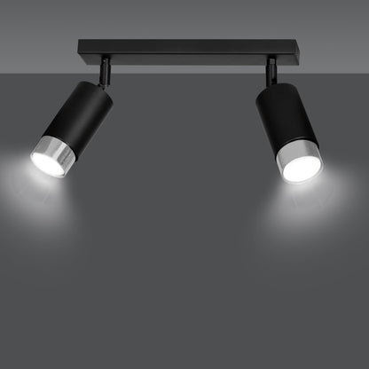 Emibig Hiro 2 Black/Chrome Chandelier