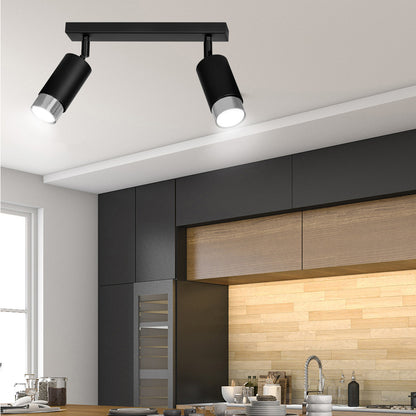 Emibig Hiro 2 Black/Chrome Chandelier