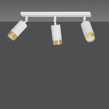 Emibig Hiro 3 White/Gold Chandelier