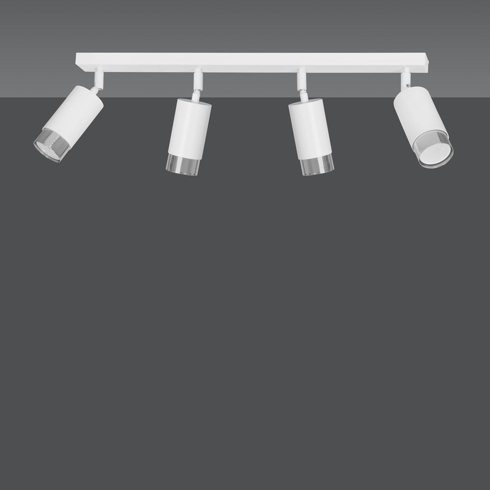 Emibig Hiro 4 White/Chrome Pendant