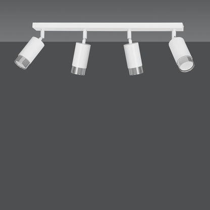 Emibig Hiro 4 White/Chrome Pendant
