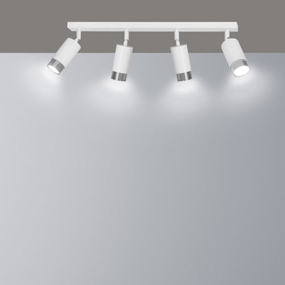 Emibig Hiro 4 White/Chrome Pendant