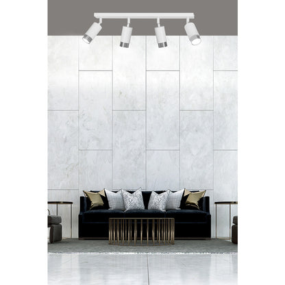Emibig Hiro 4 White/Chrome Pendant