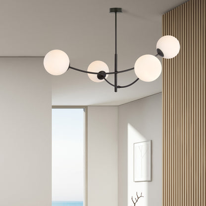 Emibig Hunter 4 Black/White Chandelier