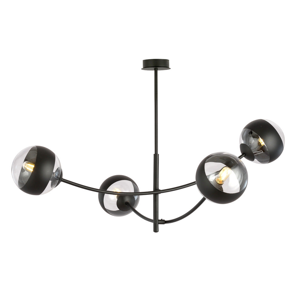 Emibig Hunter 4 Black/Transparent Chandelier