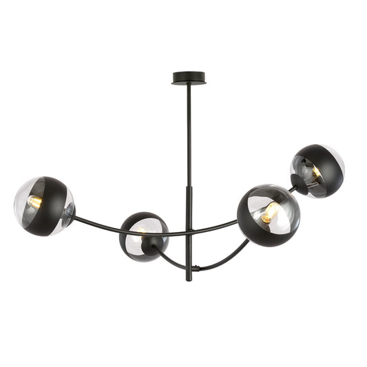 Emibig Hunter 4 Black/Transparent Chandelier