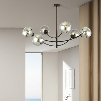 Emibig Hunter 6 Black/Graphite Chandelier