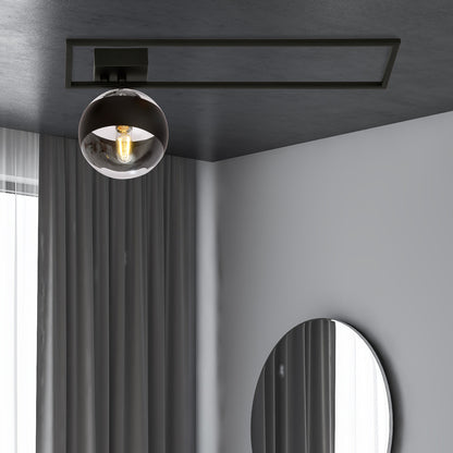 Emibig Imago 1B Black/Transparent Chandelier