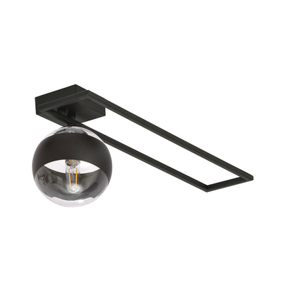Emibig Imago 1C Black/Transparent Chandelier