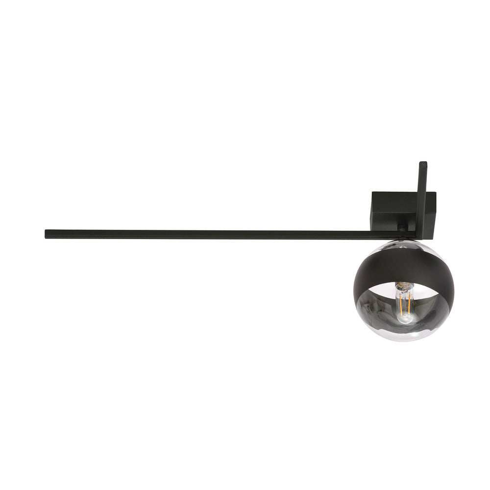 Emibig Imago 1F Black/Transparent Chandelier