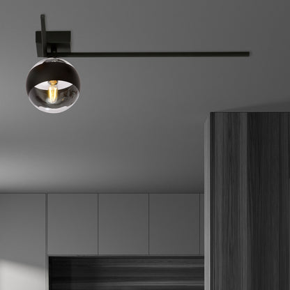 Emibig Imago 1F Black/Transparent Chandelier
