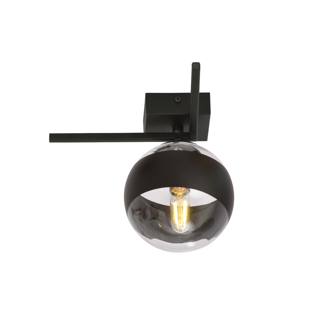 Emibig Imago 1G Black/Transparent Chandelier