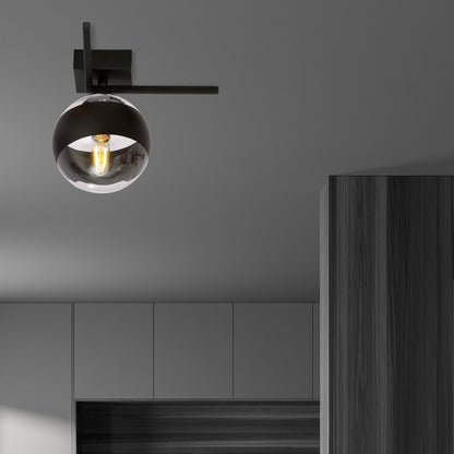 Emibig Imago 1G Black/Transparent Chandelier