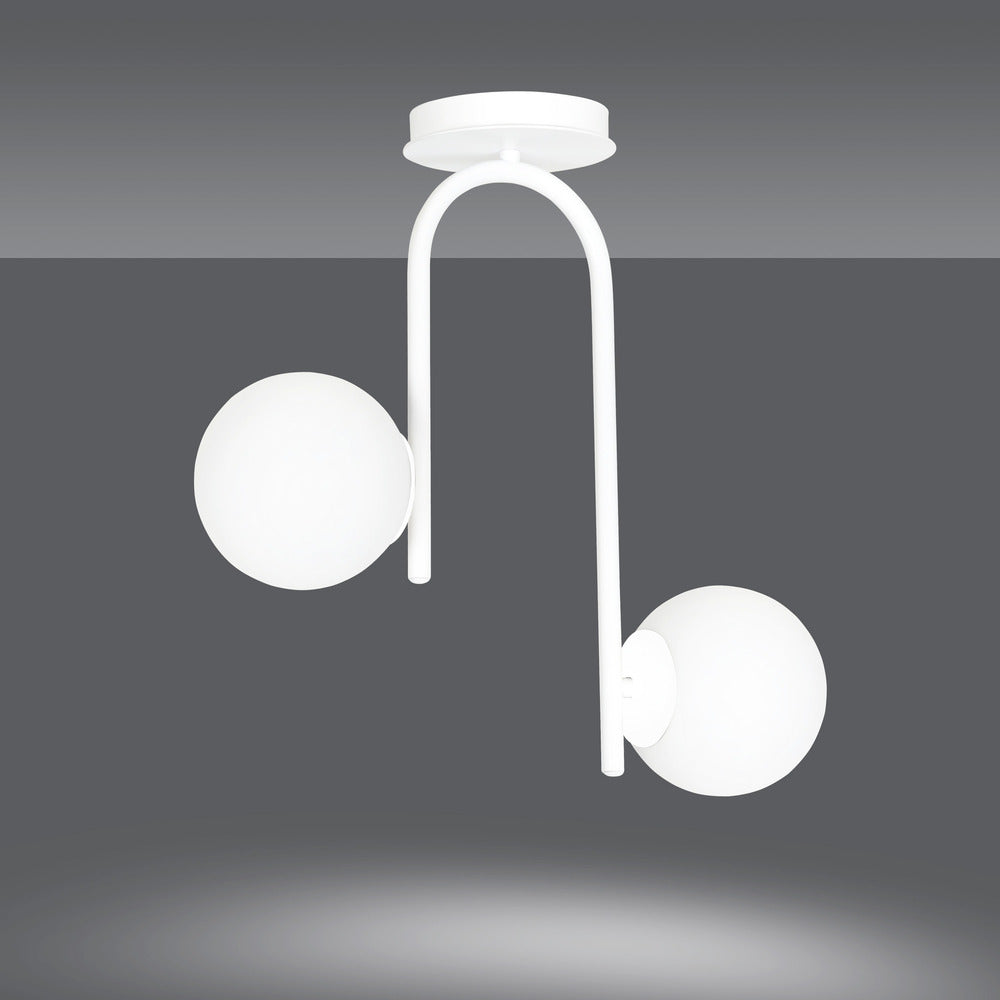 Emibig Kalf 2 White Chandelier