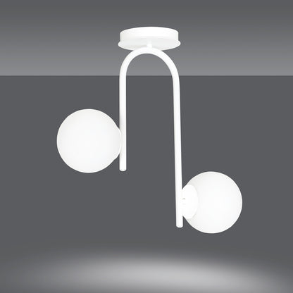 Emibig Kalf 2 White Chandelier