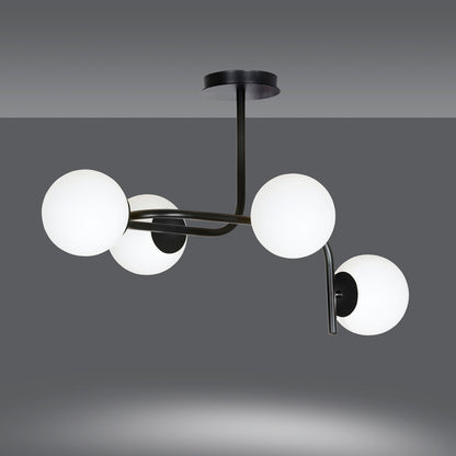 Emibig Kalf 4A Black/White Chandelier