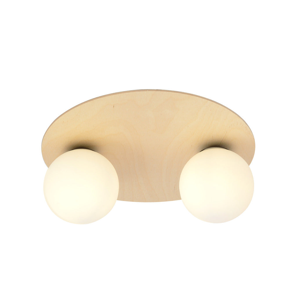 Люстра Emibig Kenzo 2B кафяво/бяло