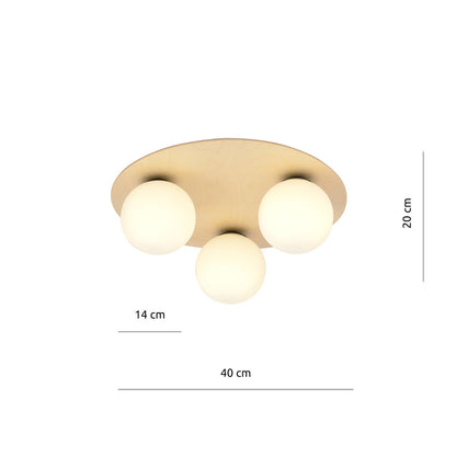 Emibig Kenzo 3B Brown/White Chandelier