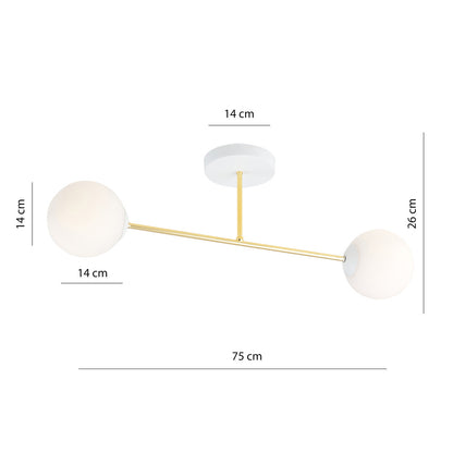 Emibig Magnum 2 White Chandelier
