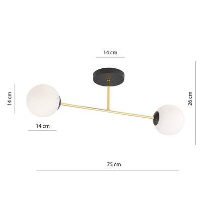 Emibig Magnum 2 Black/White Chandelier