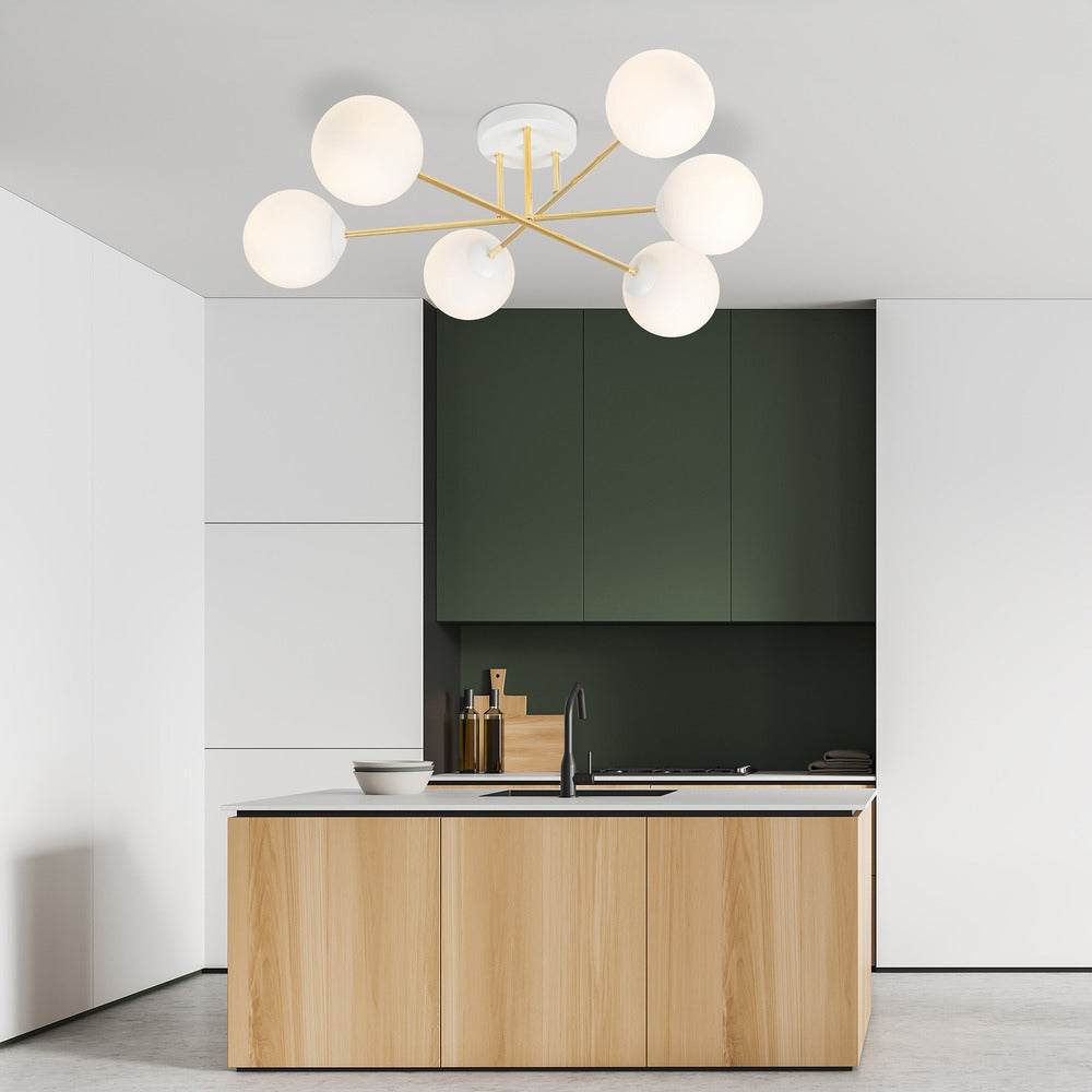 Emibig Magnum 6 White Chandelier