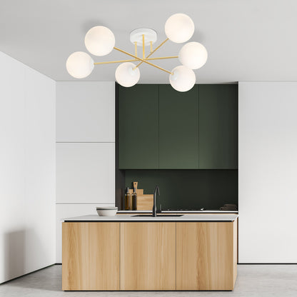 Emibig Magnum 6 White Chandelier
