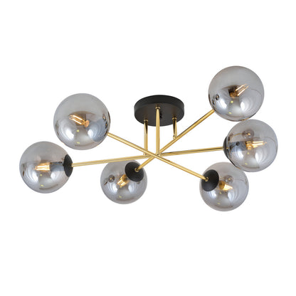 Emibig Magnum 6 Black/Graphite Chandelier