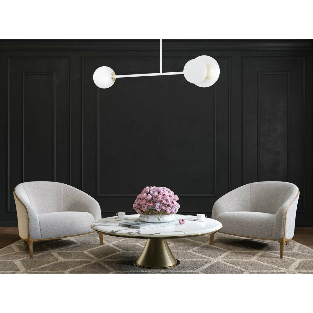 Emibig Minerva 2 White Chandelier