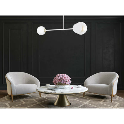 Emibig Minerva 2 White Chandelier