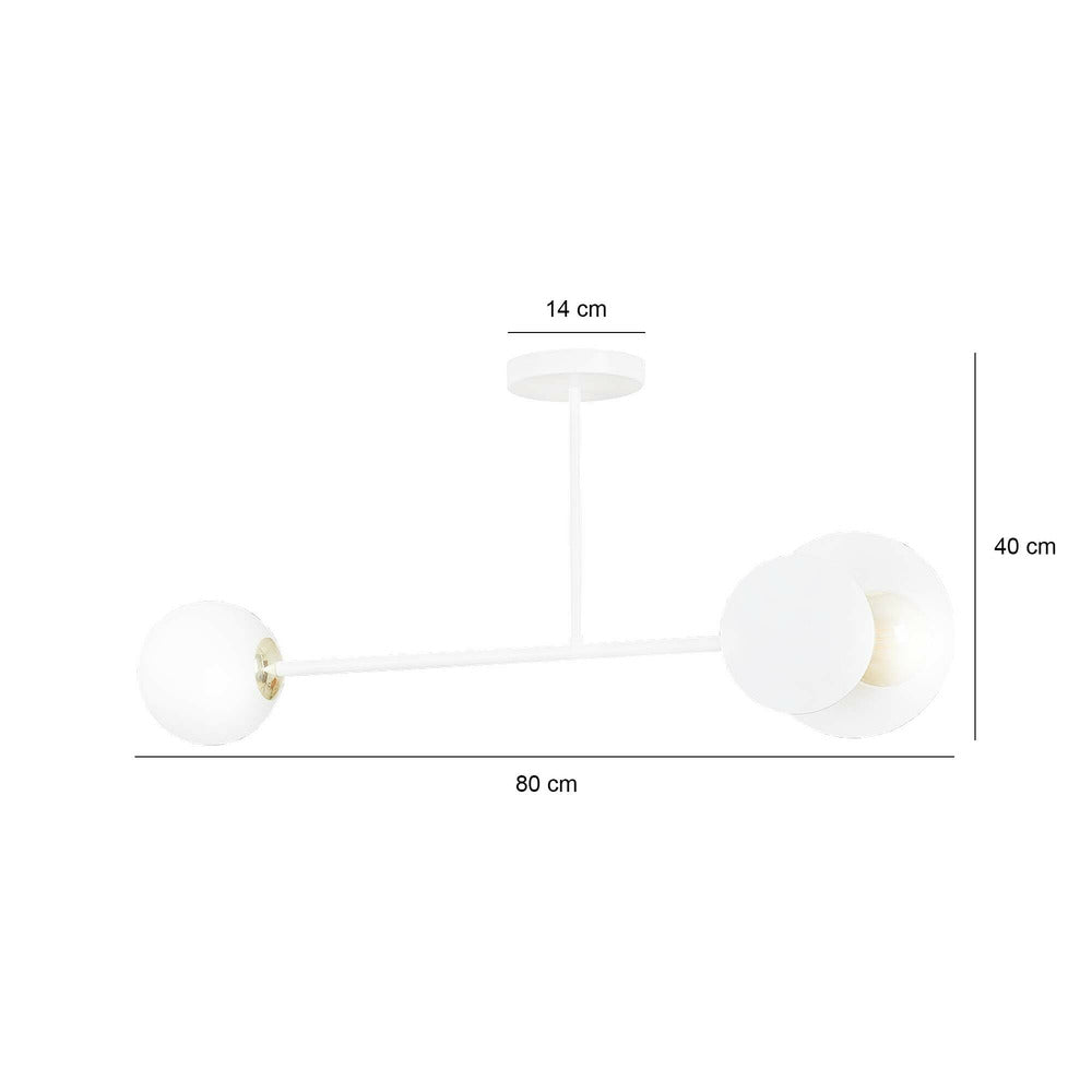 Emibig Minerva 2 White Chandelier