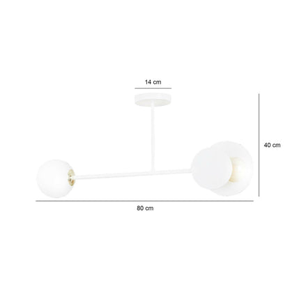 Emibig Minerva 2 White Chandelier
