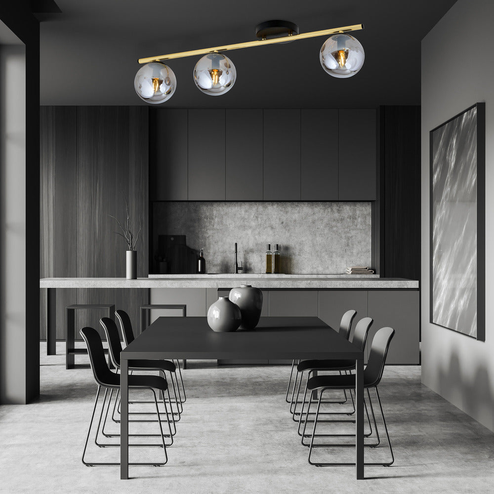 Emibig Monza 3 Black/Graphite Chandelier