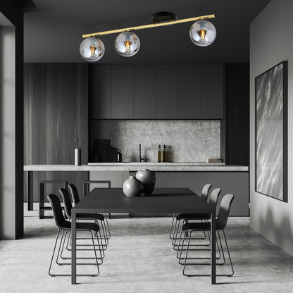 Emibig Monza 3 Black/Graphite Chandelier