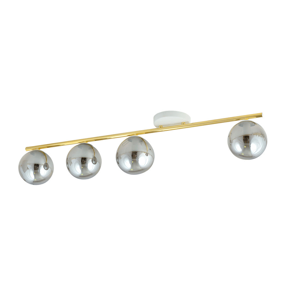 Emibig Monza 4 White/Graphite Chandelier