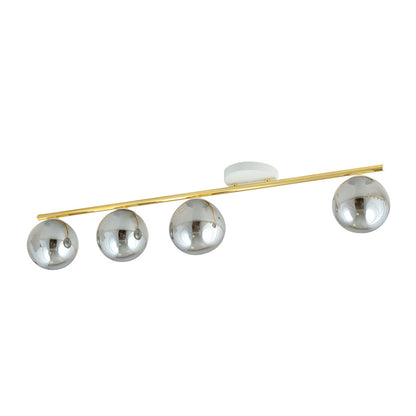 Emibig Monza 4 White/Graphite Chandelier