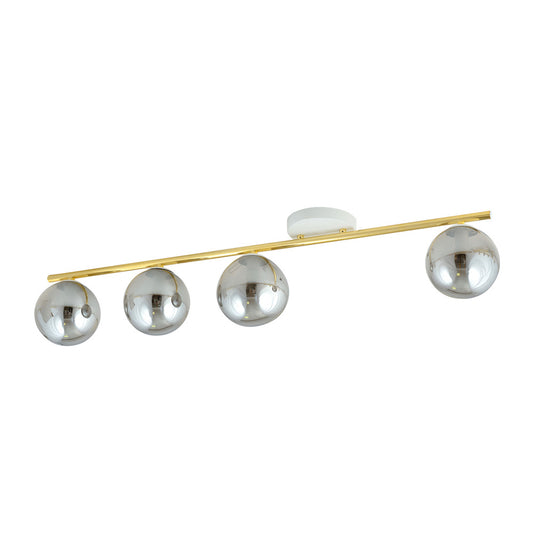 Emibig Monza 4 White/Graphite Chandelier