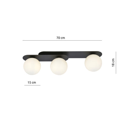 Emibig Plaza 3 Black/White Pendant