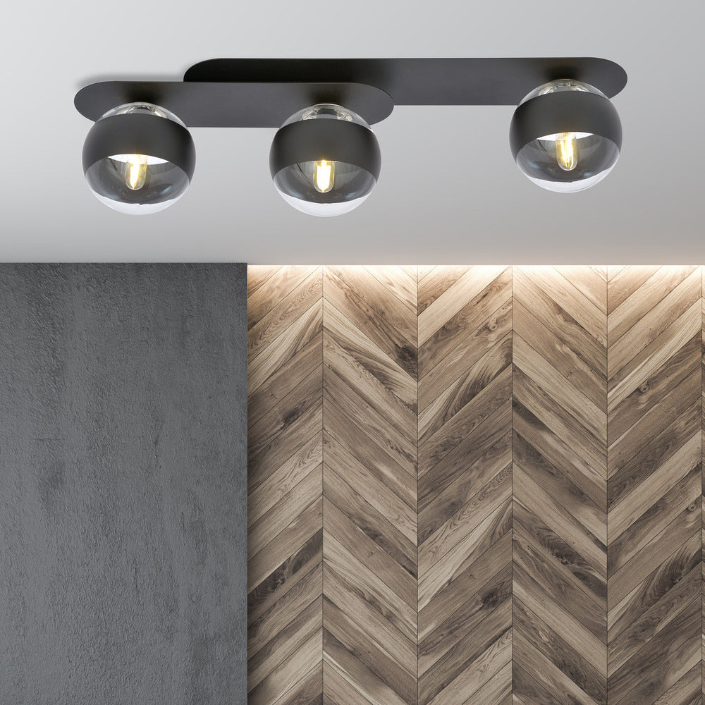 Emibig Plaza 3 Black/Transparent Pendant