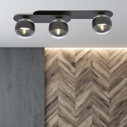 Emibig Plaza 3 Black/Transparent Pendant