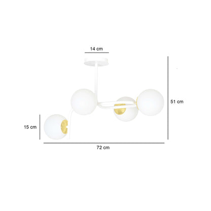 Emibig Ragnar 4A White Pendant