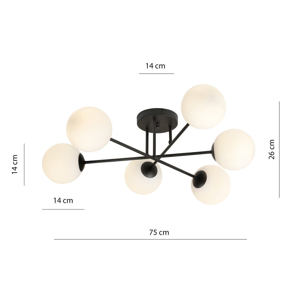 Emibig Roma 6 Black/White Pendant