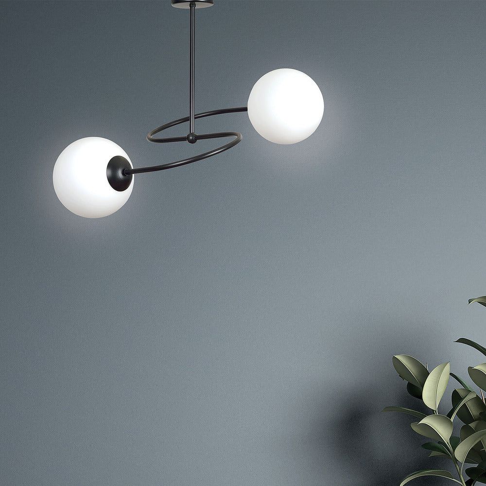 Emibig Selbi 2 Chandelier Black/White