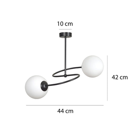 Emibig Selbi 2 Chandelier Black/White