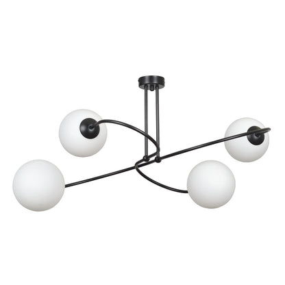 Emibig Selbi 4 Chandelier Black/White